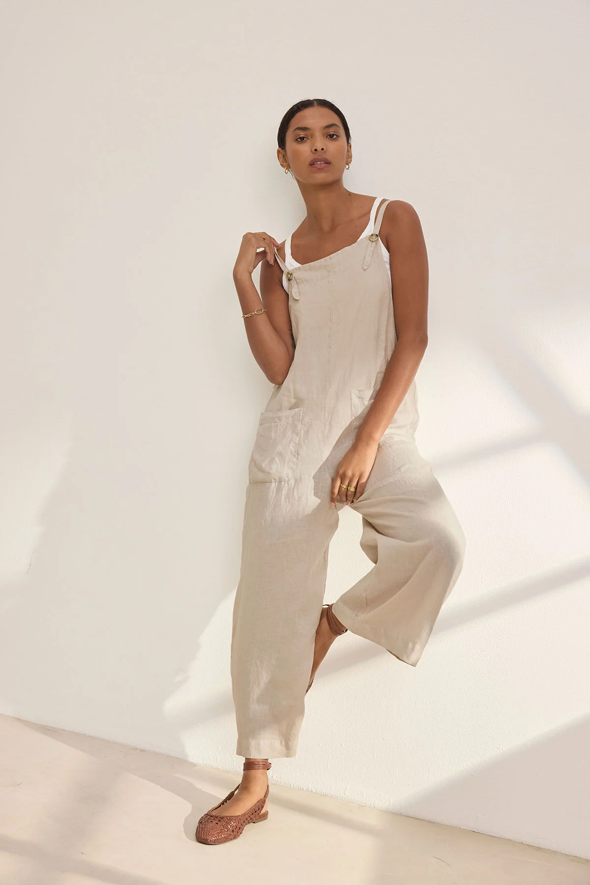 ISABEL LINEN ROMPER