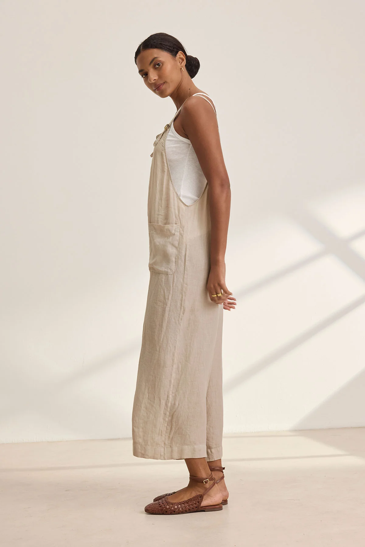 ISABEL LINEN ROMPER