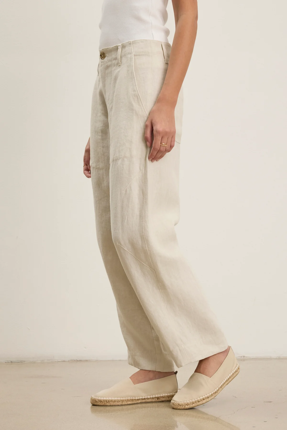 ISSA HEAVY LINEN PANT