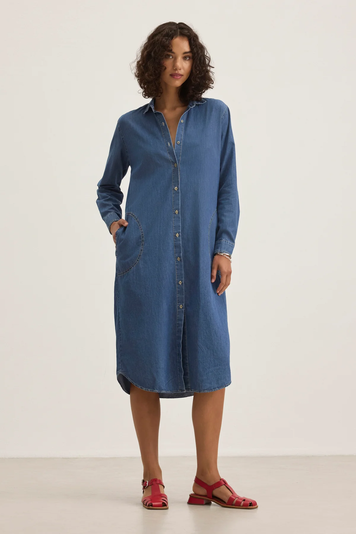 IZMIR CHAMBRAY DRESS