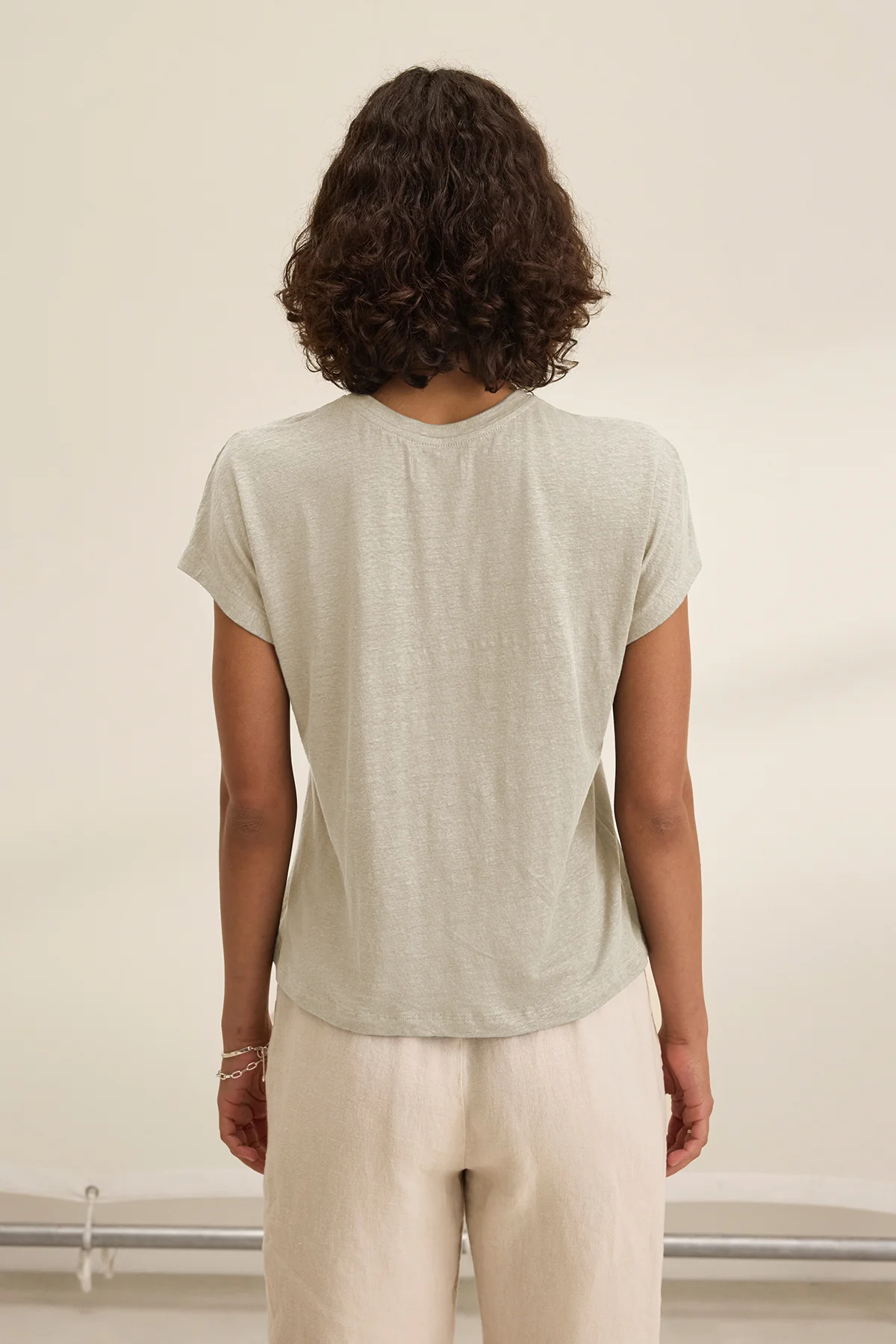 JASMINE LINEN KNIT TEE