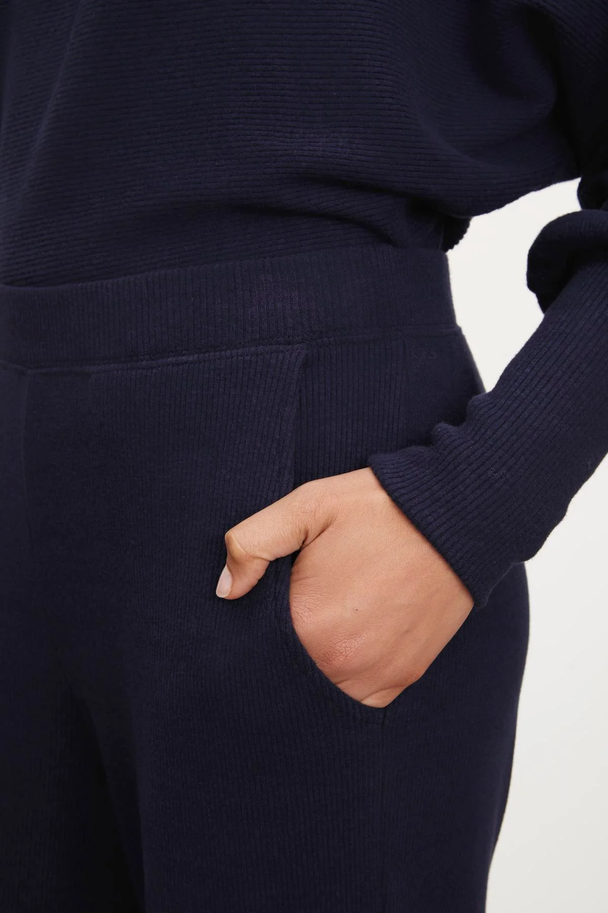 KACIE BRUSHED RIB PANT