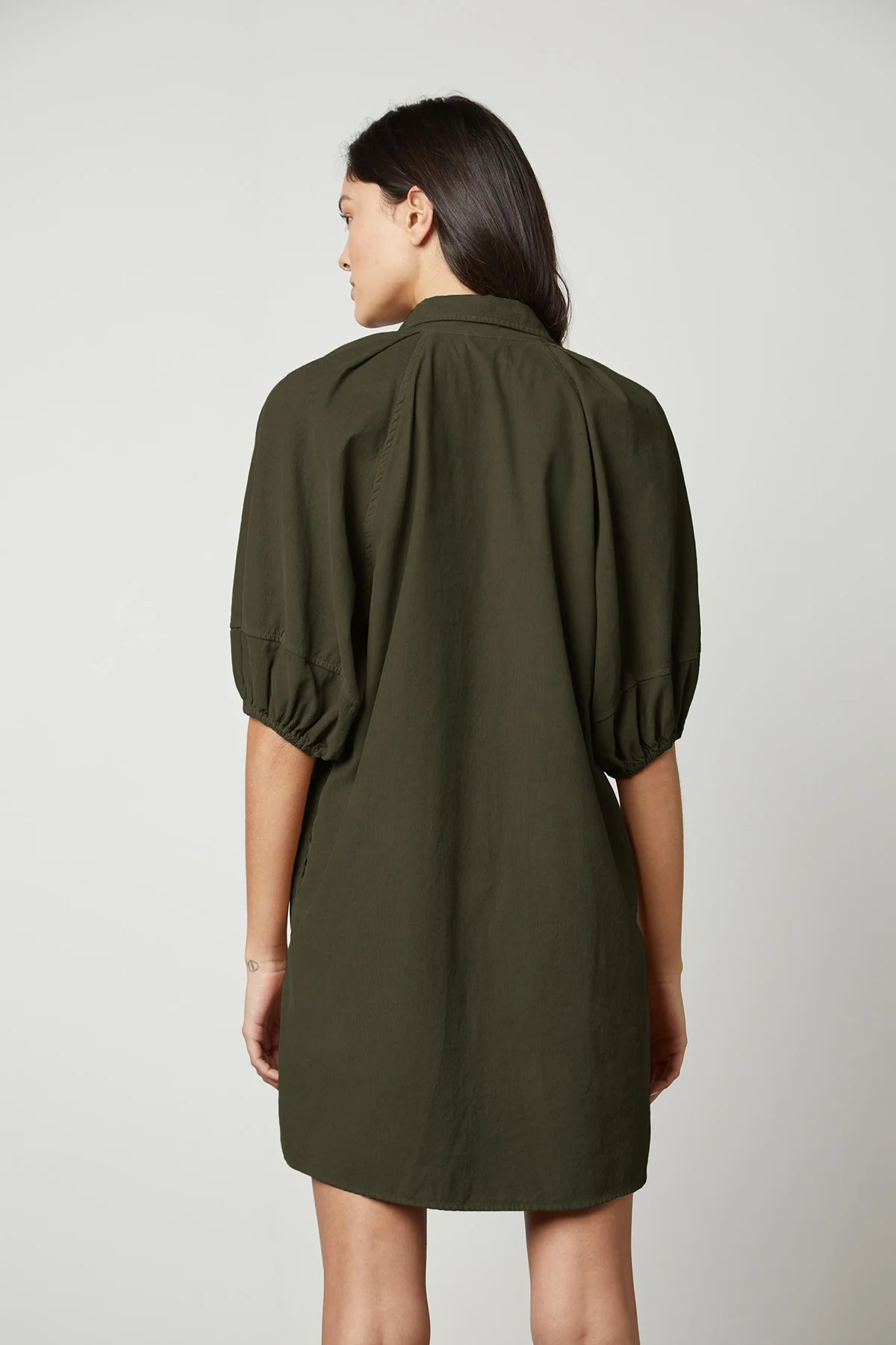 KADY CORDUROY BUTTON-UP DRESS