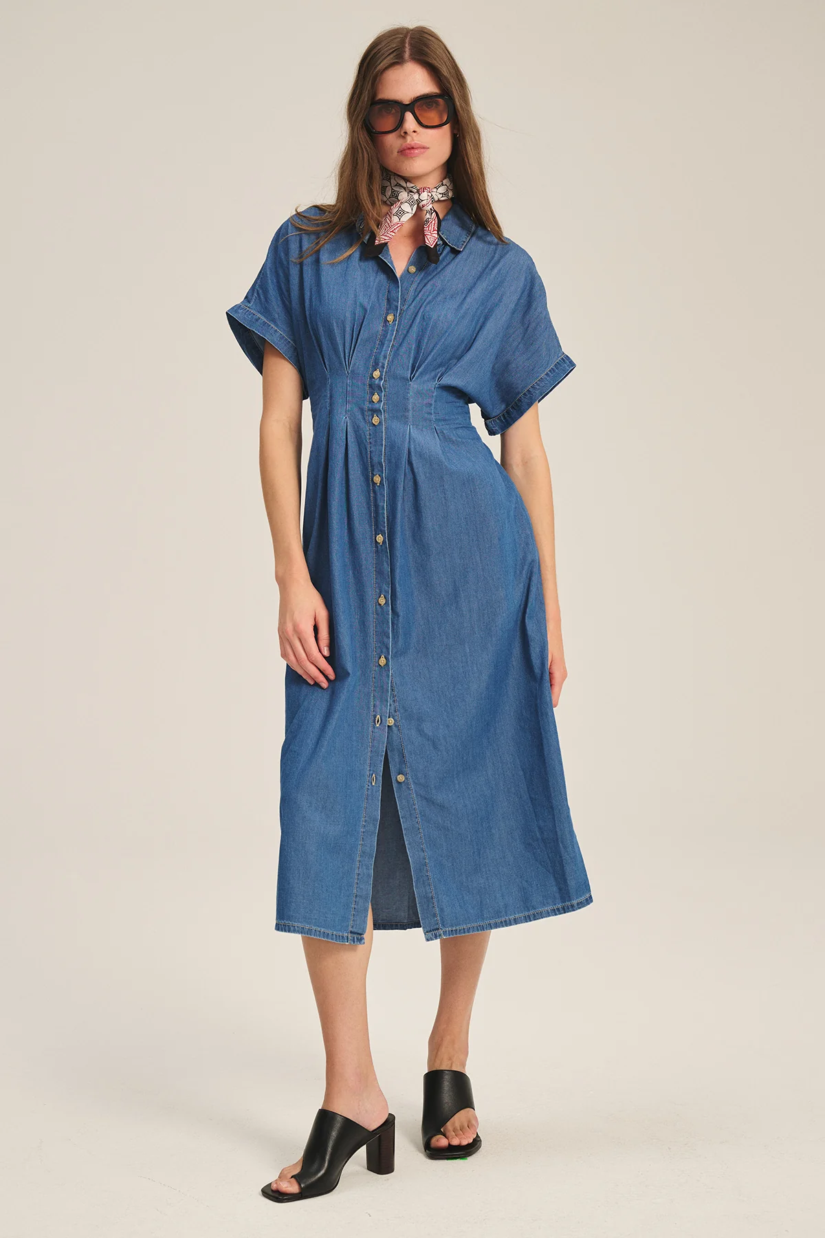 KARINA CHAMBRAY DRESS