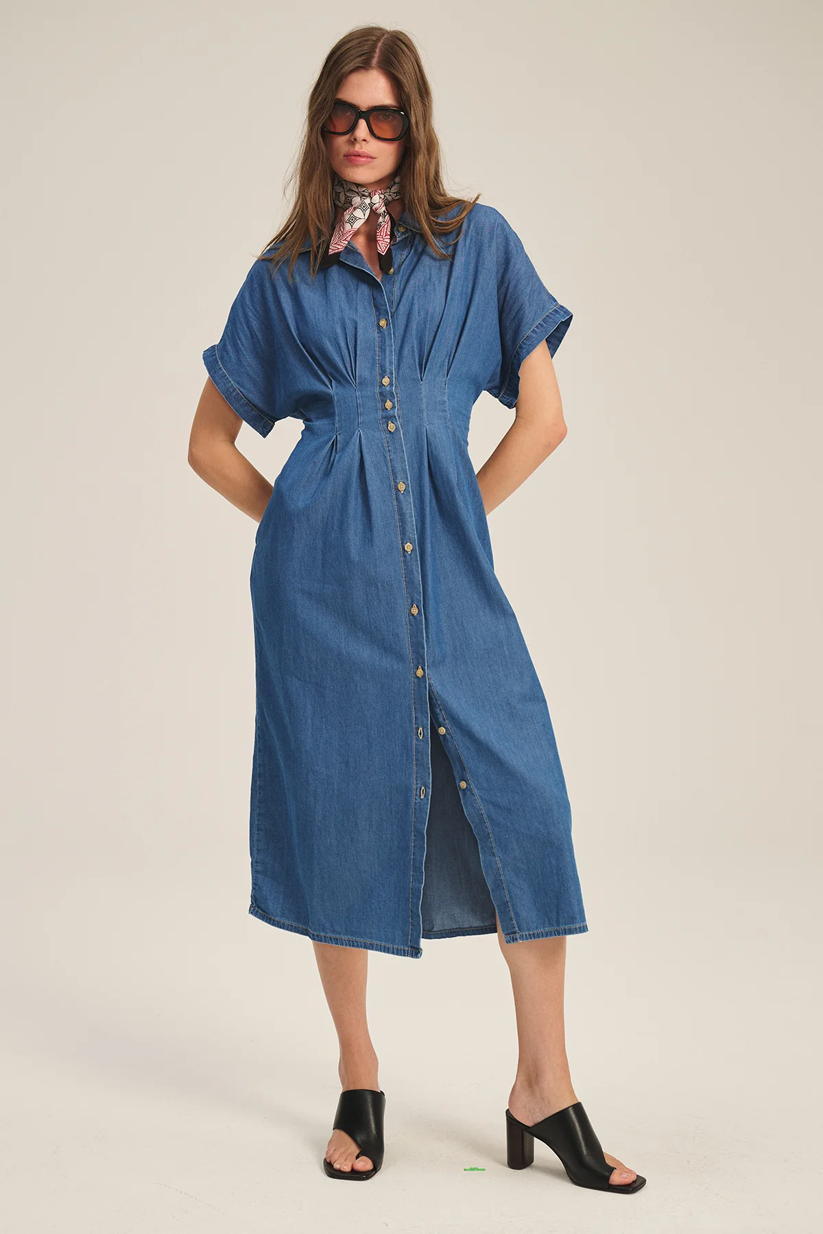 KARINA CHAMBRAY DRESS