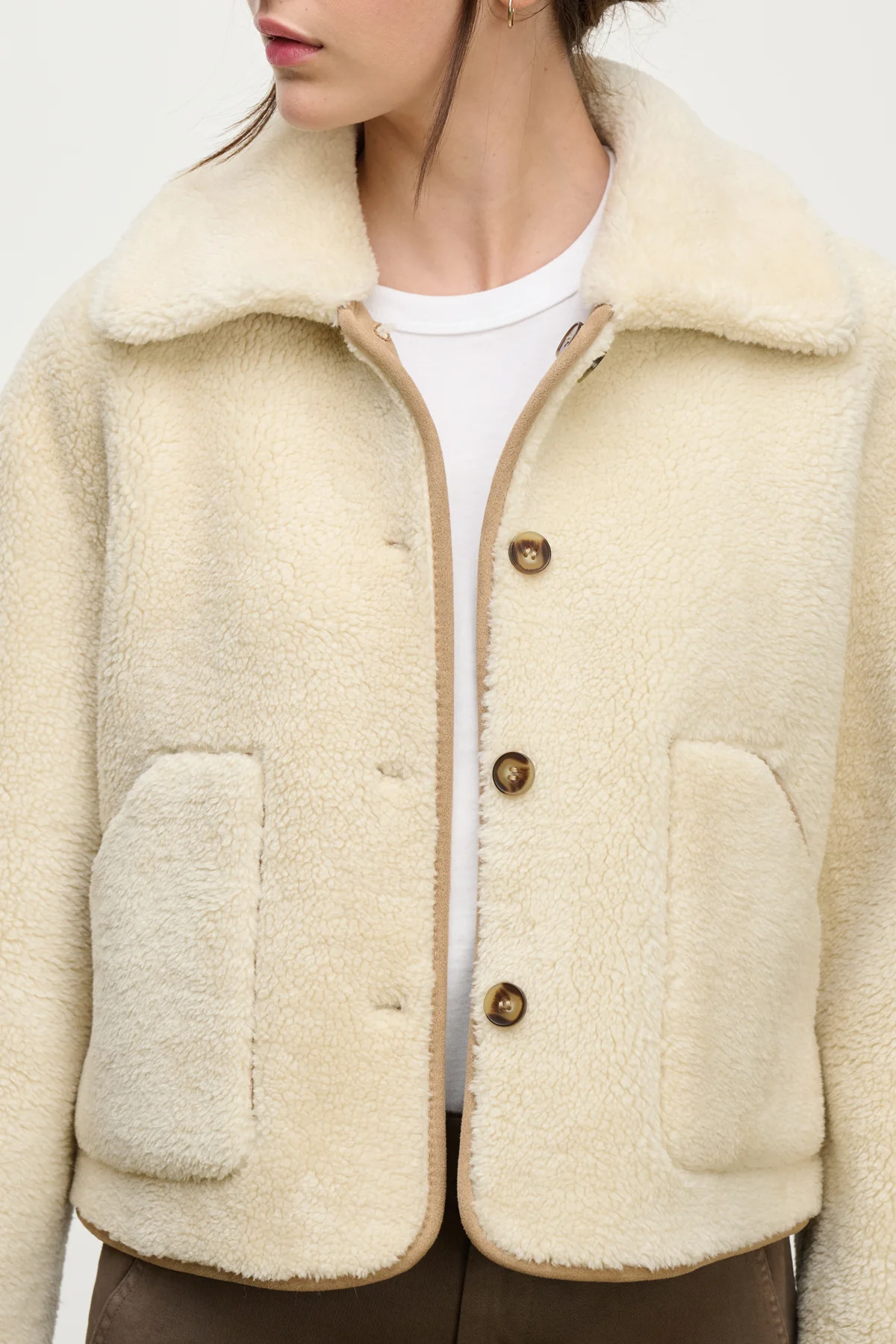 AMARA SHERPA REVERSIBLE JACKET