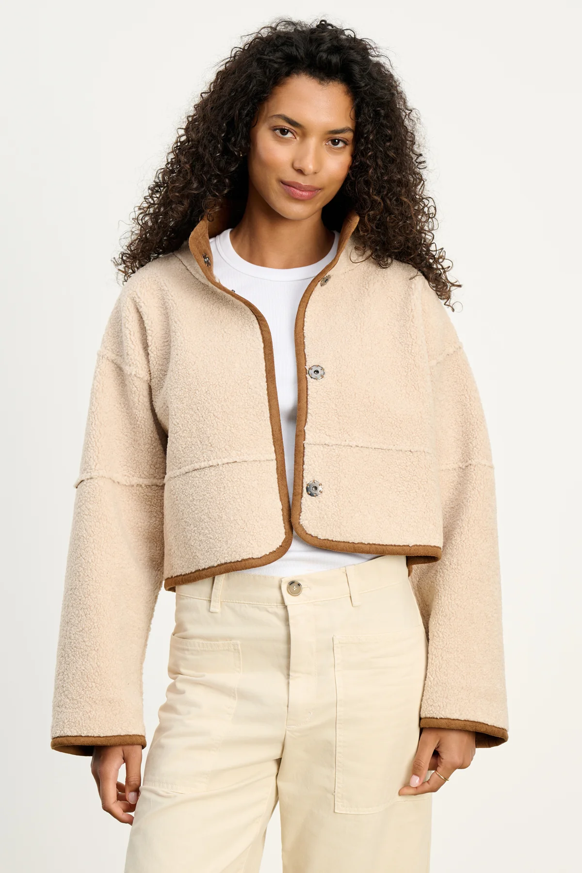 KELLY LUXE SHERPA REVERSIBLE JACKET