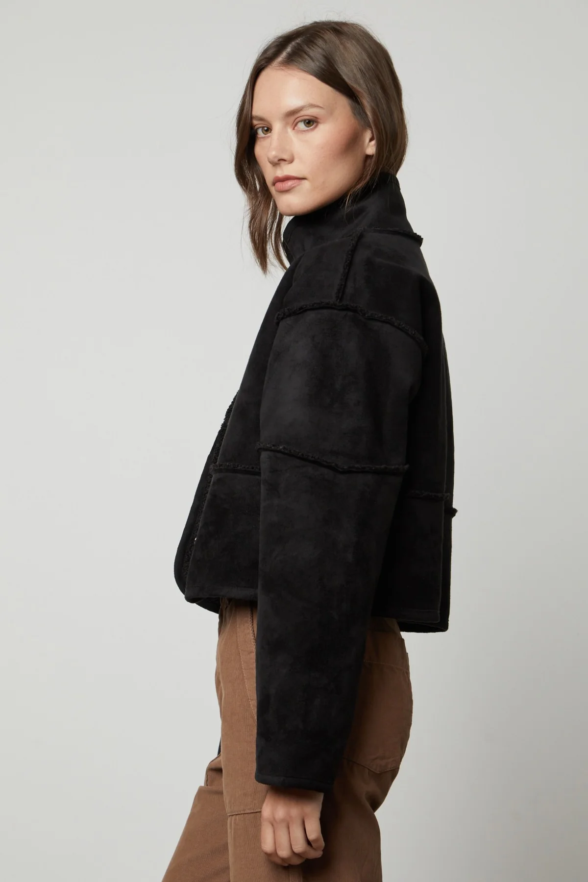 KELLY LUXE SHERPA REVERSIBLE JACKET