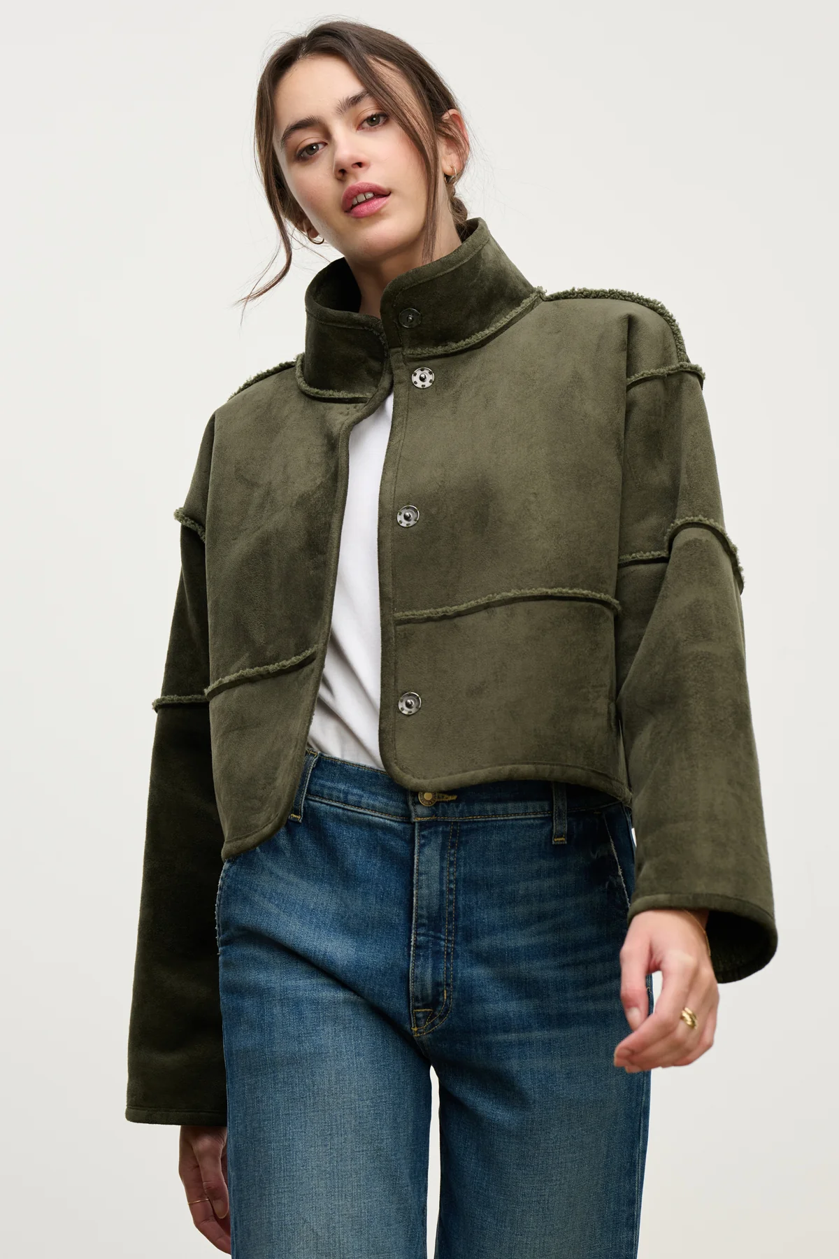 KELLY LUXE SHERPA REVERSIBLE JACKET