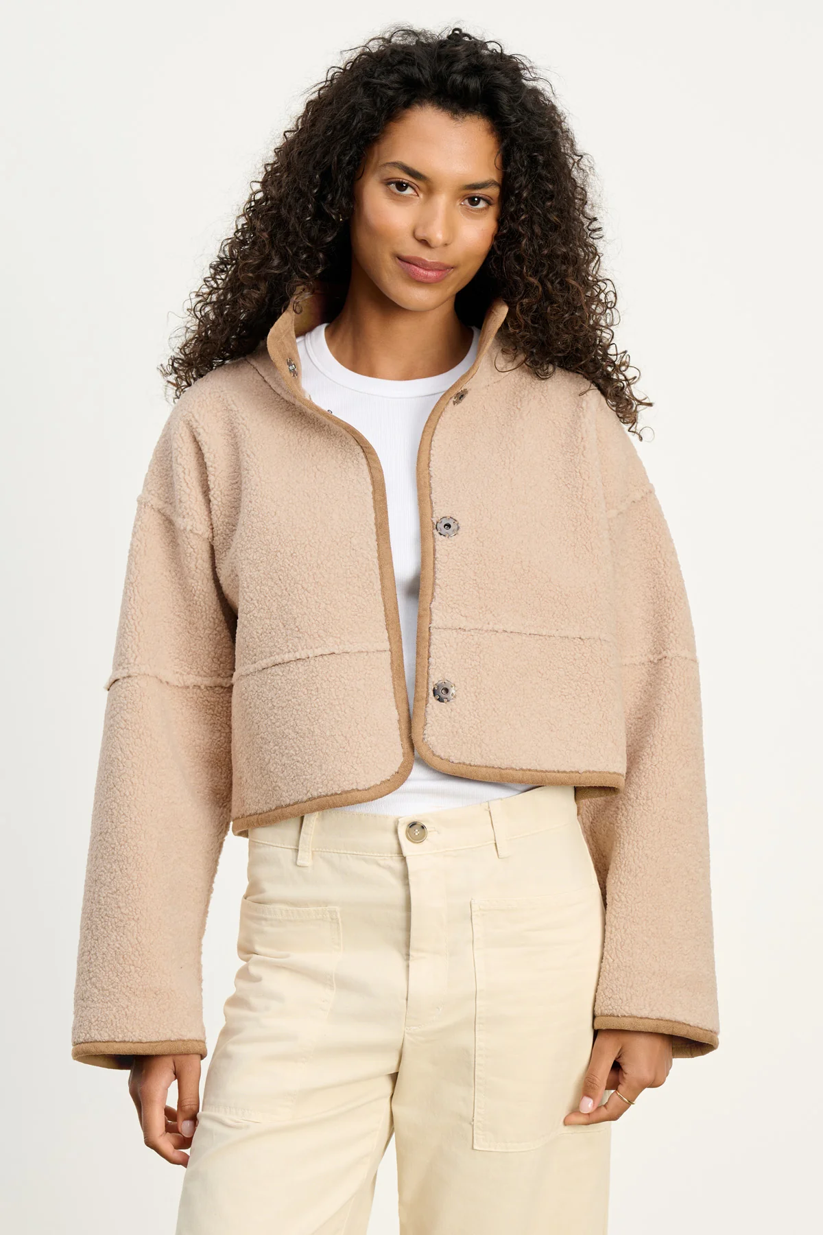 KELLY LUXE SHERPA REVERSIBLE JACKET