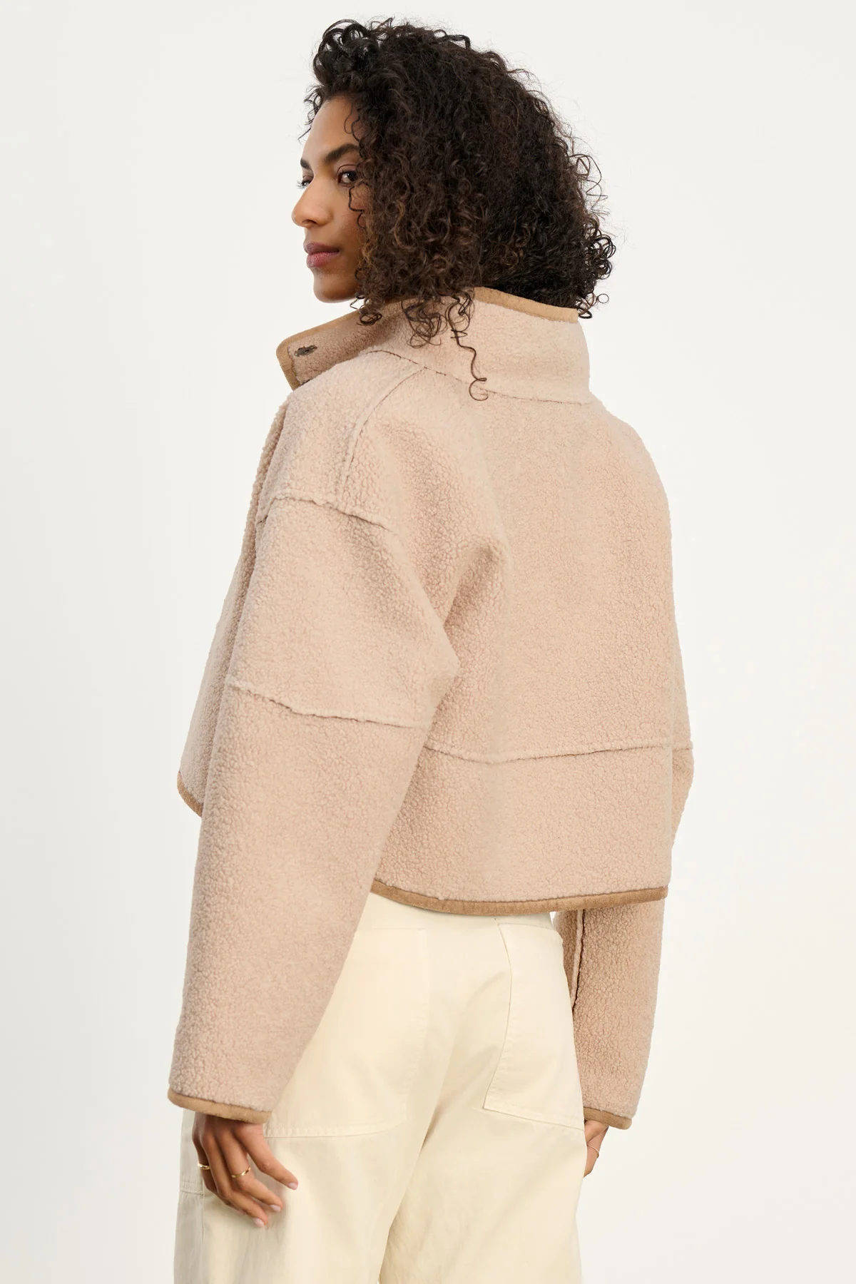 KELLY LUXE SHERPA REVERSIBLE JACKET